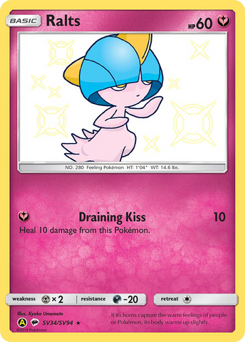 Ralts (SV34/SV94) [Sun & Moon: Hidden Fates - Shiny Vault] - The Mythic Store | 24h Order Processing