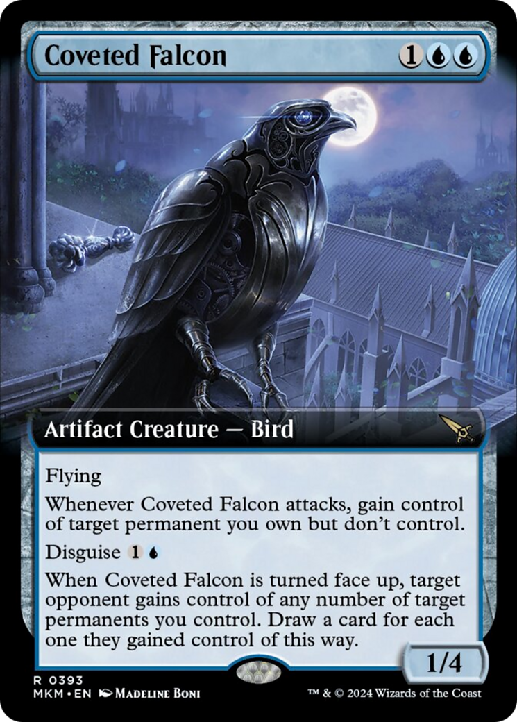 Coveted Falcon (Extended Art) [Murders at Karlov Manor] - The Mythic Store | 24h Order Processing