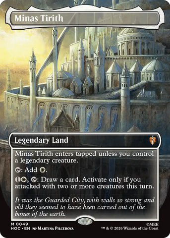 Minas Tirith (Borderless) [The Hobbit: Eternal-Legal] - The Mythic Store | 24h Order Processing