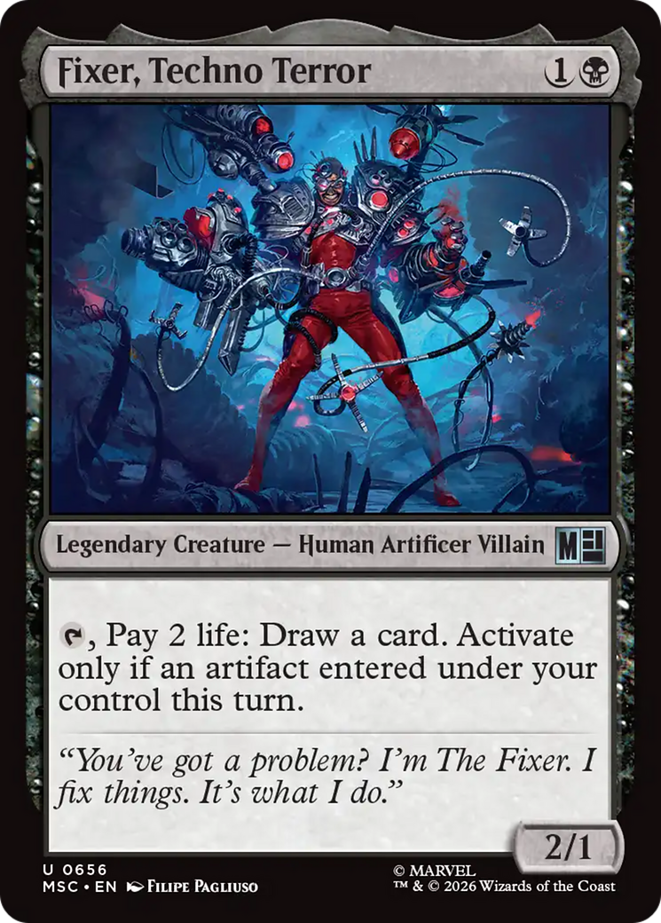 Fixer, Techno Terror [Marvel Super Heroes Commander] - The Mythic Store | 24h Order Processing
