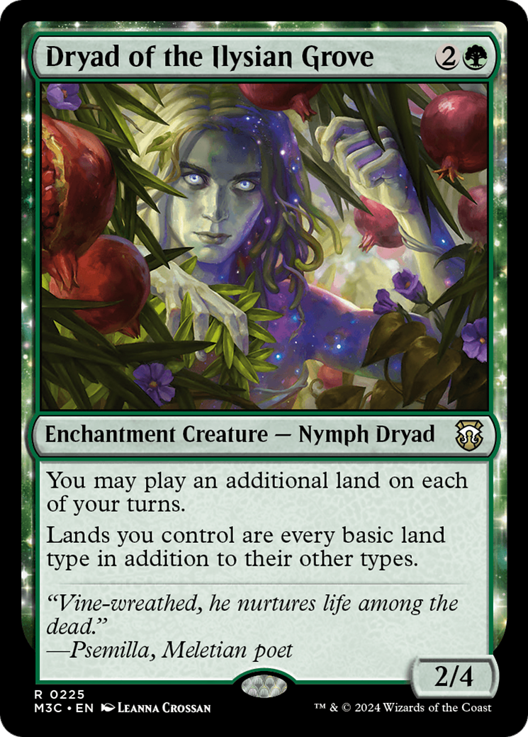 Dryad of the Ilysian Grove (Ripple Foil) [Modern Horizons 3 Commander] - The Mythic Store | 24h Order Processing