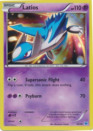 Latios (30/30) [XY: Trainer Kit 2 - Latios] - The Mythic Store | 24h Order Processing