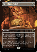 Steelshaper's Gift (Borderless Alternate Art) [Commander Masters] - The Mythic Store | 24h Order Processing