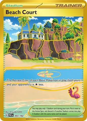 Beach Court (263/182) [Scarlet & Violet: Paradox Rift] - The Mythic Store | 24h Order Processing