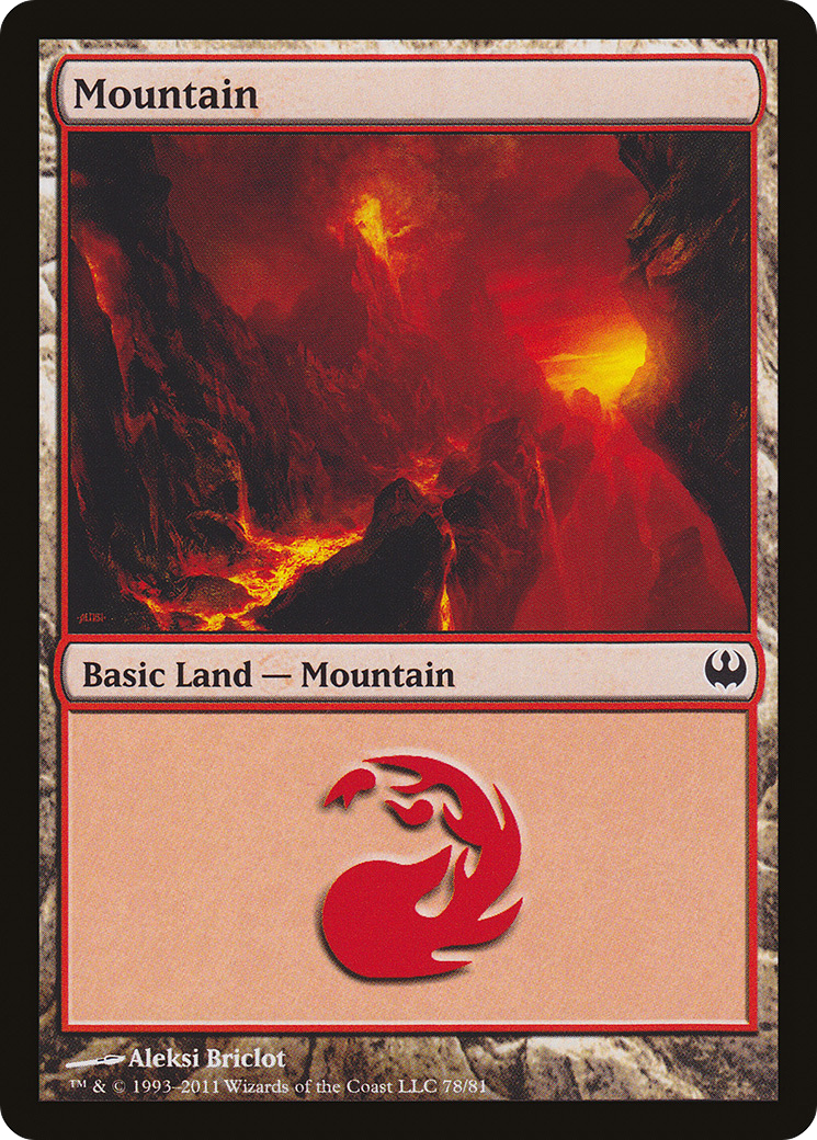 Mountain (78) [Duel Decks: Knights vs. Dragons] - The Mythic Store | 24h Order Processing
