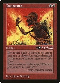 Incinerate (Oversized) [Oversize Cards] - The Mythic Store | 24h Order Processing