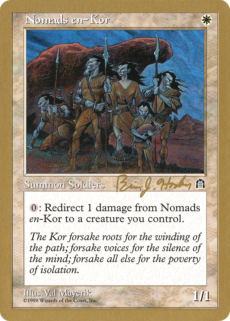 Nomads en-Kor (Brian Hacker) [World Championship Decks 1998] - The Mythic Store | 24h Order Processing
