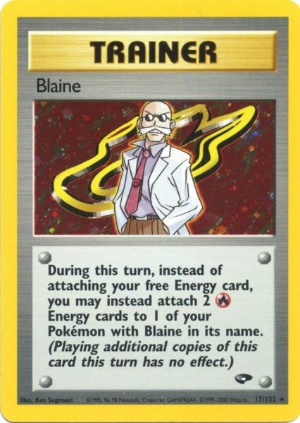 Blaine (17/132) [Gym Challenge Unlimited] - The Mythic Store | 24h Order Processing