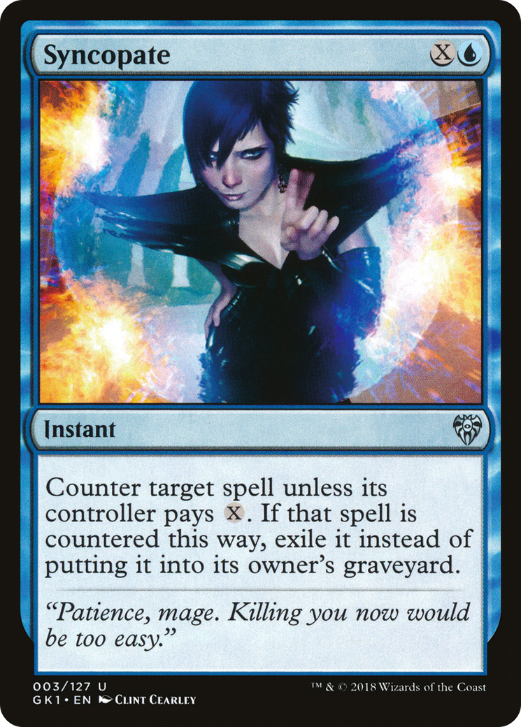 Syncopate [Guilds of Ravnica Guild Kit] - The Mythic Store | 24h Order Processing