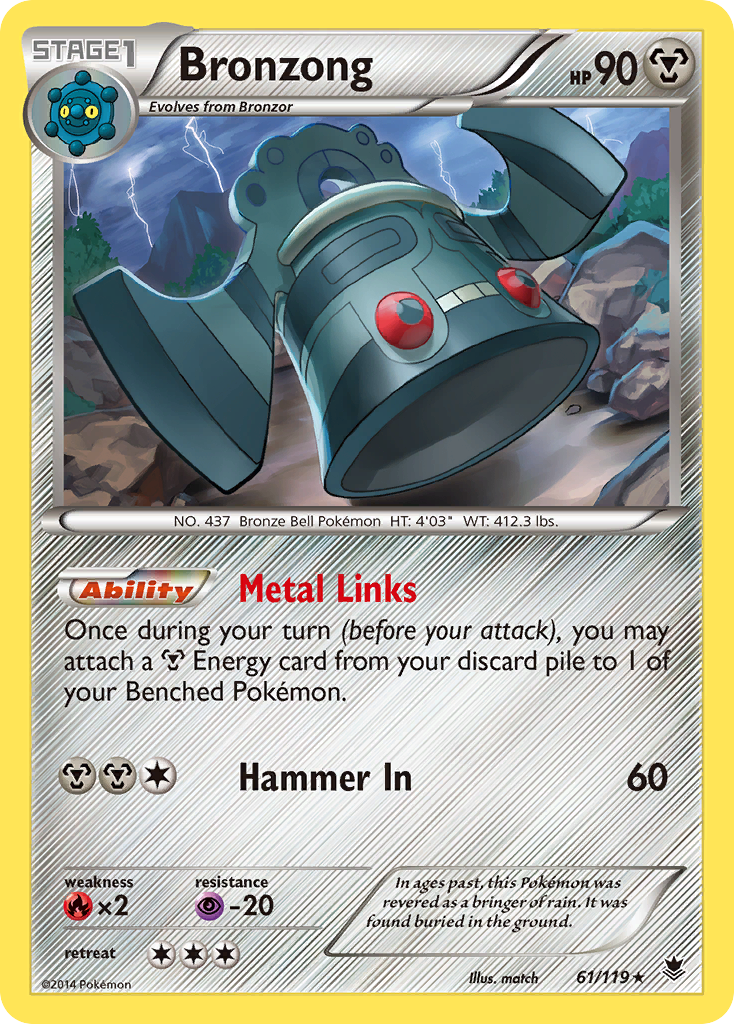 Bronzong (61/119) [XY: Phantom Forces] - The Mythic Store | 24h Order Processing