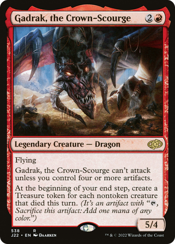 Gadrak, the Crown-Scourge [Jumpstart 2022] - The Mythic Store | 24h Order Processing