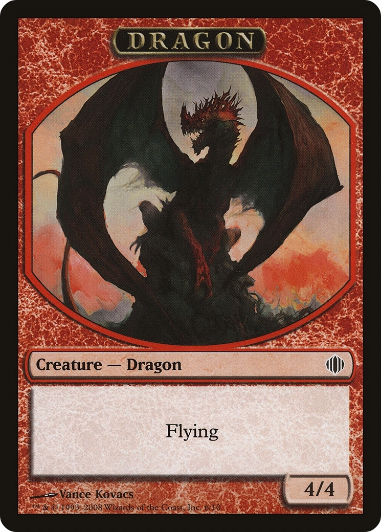 Dragon Token [Shards of Alara Tokens] - The Mythic Store | 24h Order Processing