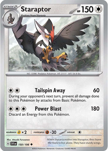 Staraptor (150/198) [Scarlet & Violet: Base Set] - The Mythic Store | 24h Order Processing