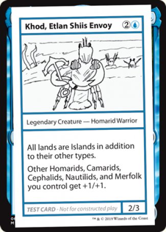 Khod, Etlan Shiis Envoy (2021 Edition) [Mystery Booster Playtest Cards] - The Mythic Store | 24h Order Processing