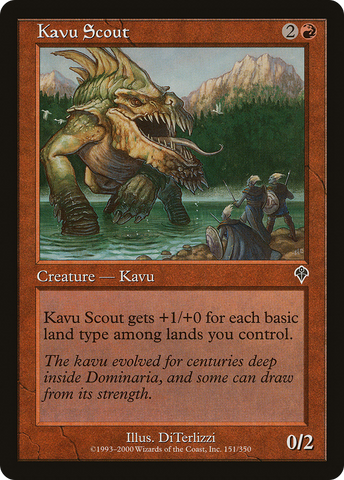 Kavu Scout [Invasion] - The Mythic Store | 24h Order Processing