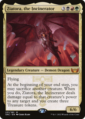Ziatora, the Incinerator (Promo Pack) [Streets of New Capenna Promos] - The Mythic Store | 24h Order Processing