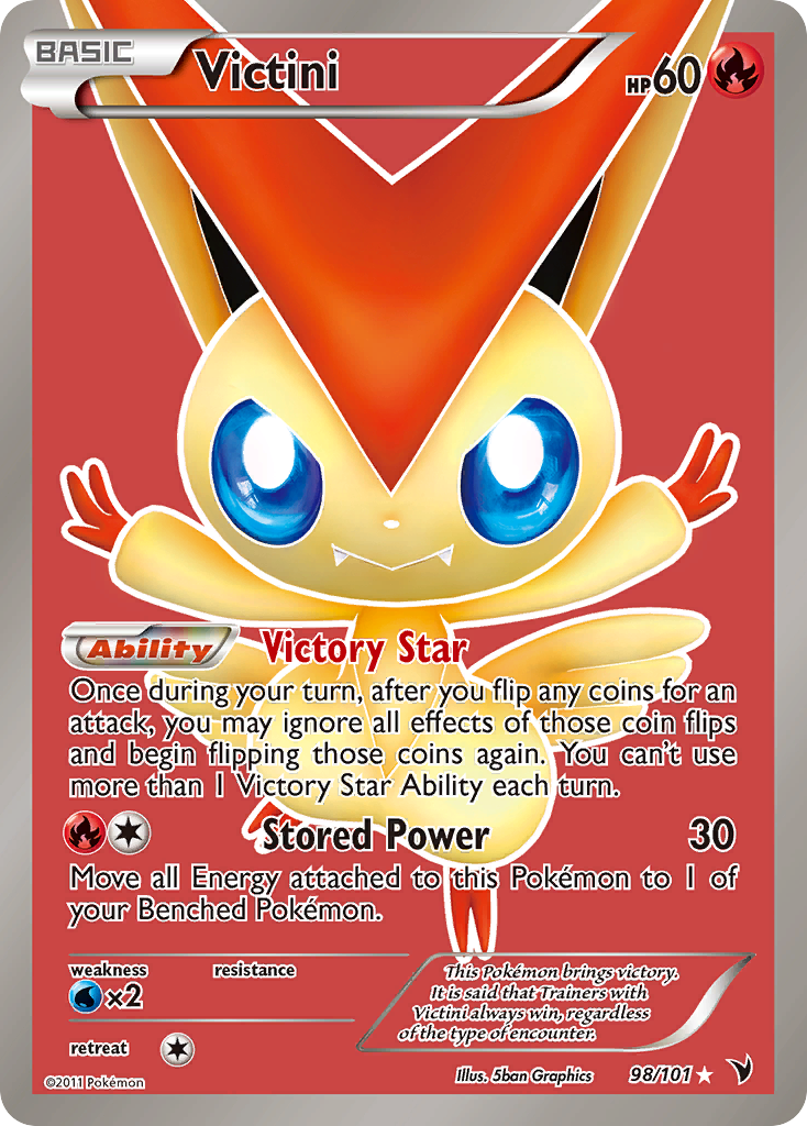 Victini (98/101) [Black & White: Noble Victories] - The Mythic Store | 24h Order Processing