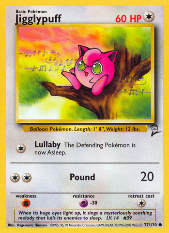 Jigglypuff (77/130) [Base Set 2] - The Mythic Store | 24h Order Processing