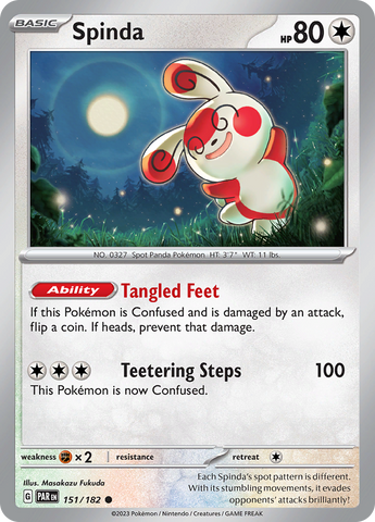 Spinda (151/182) [Scarlet & Violet: Paradox Rift] - The Mythic Store | 24h Order Processing