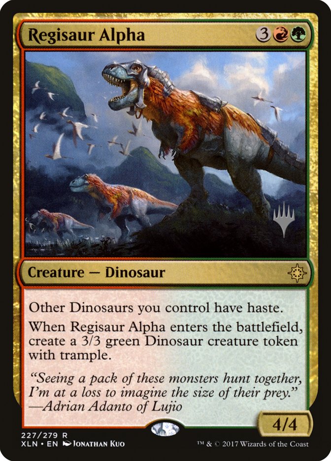 Regisaur Alpha (Promo Pack) [Ixalan Promos] - The Mythic Store | 24h Order Processing