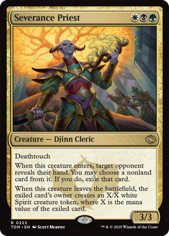 Severance Priest [Tarkir: Dragonstorm] - The Mythic Store | 24h Order Processing