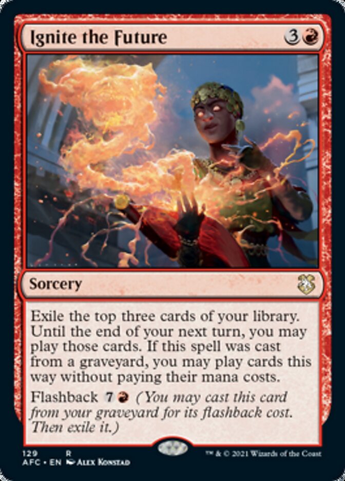Ignite the Future [Dungeons & Dragons: Adventures in the Forgotten Realms Commander] - The Mythic Store | 24h Order Processing