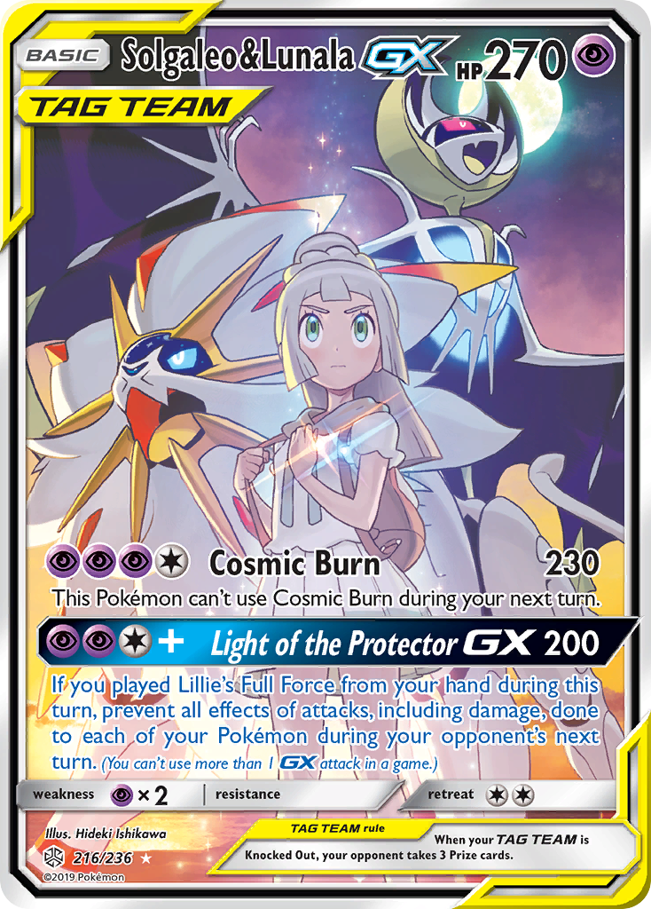 Solgaleo & Lunala GX (216/236) [Sun & Moon: Cosmic Eclipse] - The Mythic Store | 24h Order Processing
