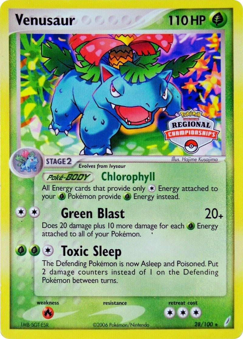 Venusaur (28/100) (Regional Championship Promo) [EX: Crystal Guardians] - The Mythic Store | 24h Order Processing