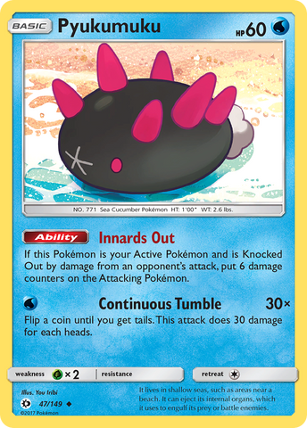Pyukumuku (47/149) [Sun & Moon: Base Set] - The Mythic Store | 24h Order Processing