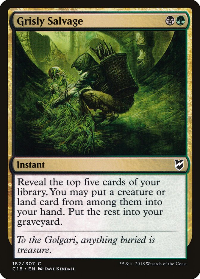 Grisly Salvage [Commander 2018] - The Mythic Store | 24h Order Processing