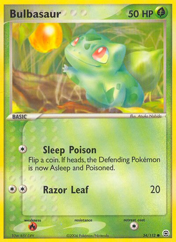 Bulbasaur (54/112) [EX: FireRed & LeafGreen] - The Mythic Store | 24h Order Processing