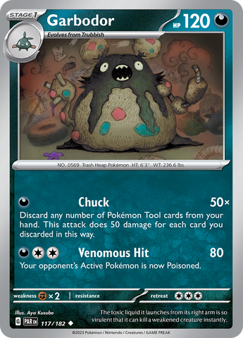 Garbodor (117/182) [Scarlet & Violet: Paradox Rift] - The Mythic Store | 24h Order Processing