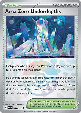 Area Zero Underdepths (094/131) (Poke Ball Pattern) [Scarlet & Violet: Prismatic Evolutions] - The Mythic Store | 24h Order Processing