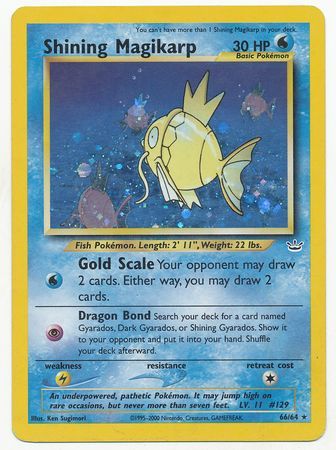 Shining Magikarp (66/64) [Neo Revelation Unlimited] - The Mythic Store | 24h Order Processing