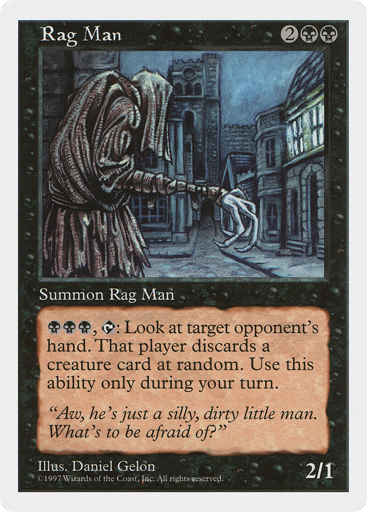 Rag Man [Fifth Edition] - The Mythic Store | 24h Order Processing