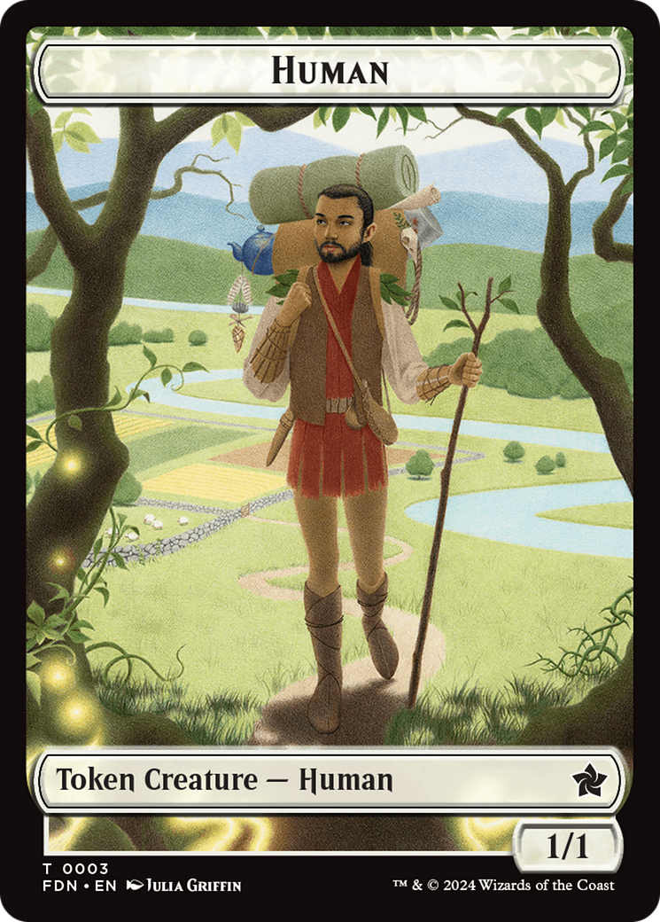 Copy // Human Double-Sided Token [Foundations Tokens] - The Mythic Store | 24h Order Processing