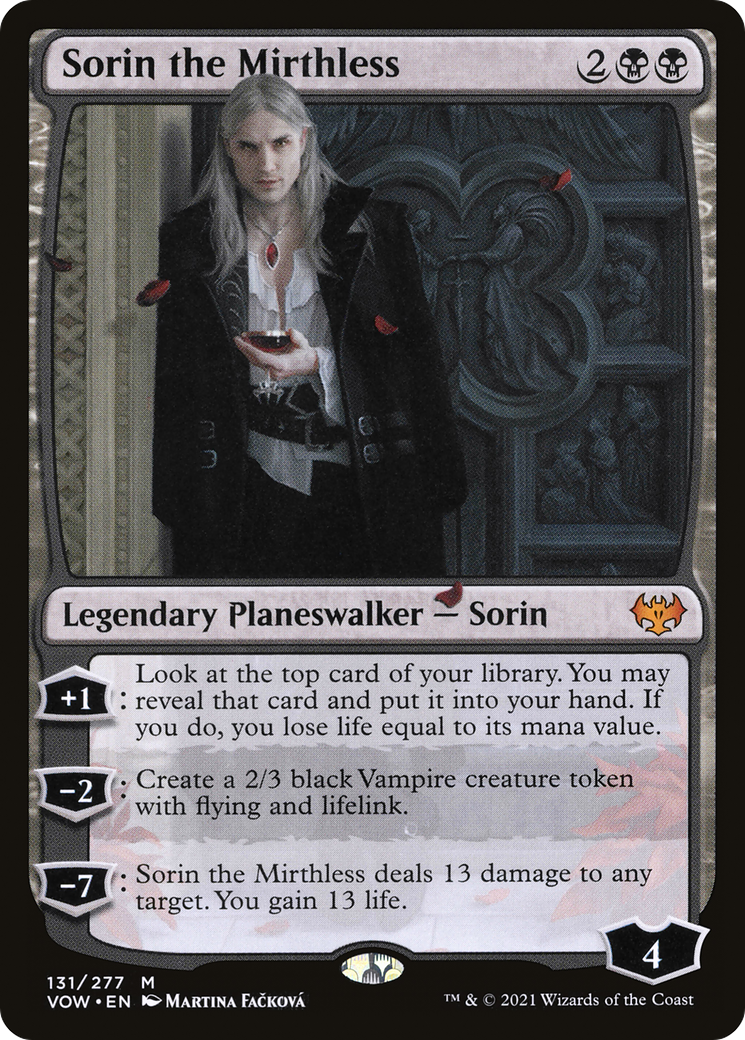 Sorin the Mirthless [Innistrad: Crimson Vow] - The Mythic Store | 24h Order Processing