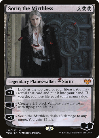 Sorin the Mirthless [Innistrad: Crimson Vow] - The Mythic Store | 24h Order Processing