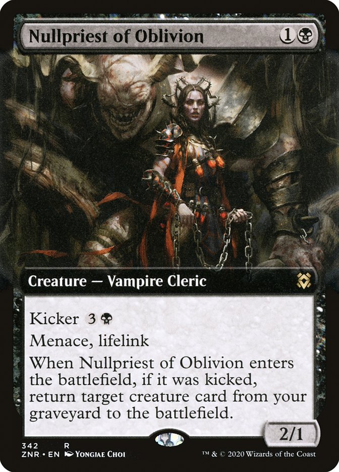 Nullpriest of Oblivion (Extended Art) [Zendikar Rising] - The Mythic Store | 24h Order Processing