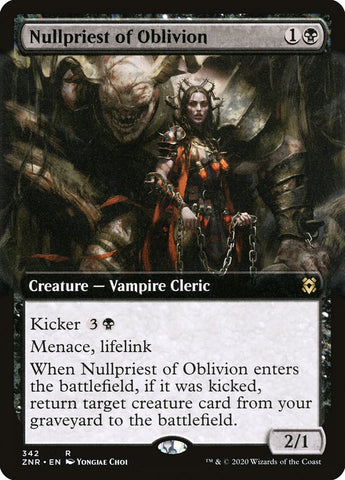 Nullpriest of Oblivion (Extended Art) [Zendikar Rising] - The Mythic Store | 24h Order Processing