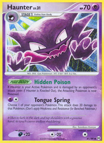 Haunter (41/99) [Platinum: Arceus] - The Mythic Store | 24h Order Processing