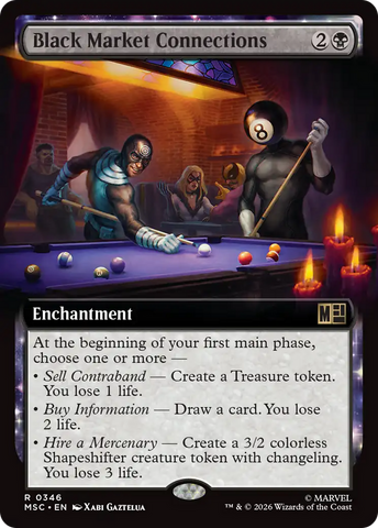 Black Market Connections (Extended Art) [Marvel Super Heroes Commander] - The Mythic Store | 24h Order Processing