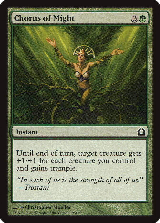 Chorus of Might [Return to Ravnica] - The Mythic Store | 24h Order Processing