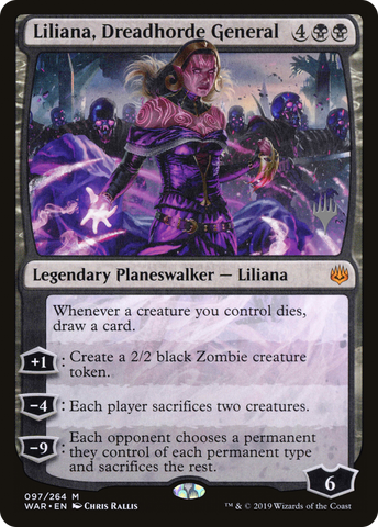 Liliana, Dreadhorde General (Promo Pack) [War of the Spark Promos] - The Mythic Store | 24h Order Processing