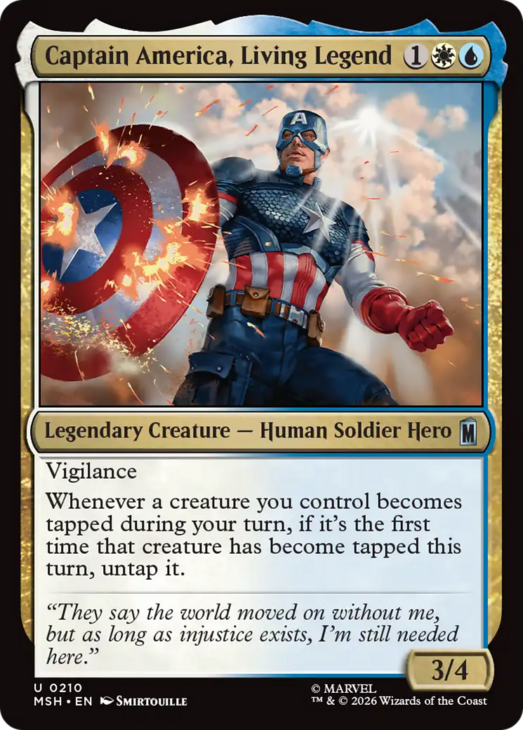 Captain America, Living Legend [Marvel Super Heroes] - The Mythic Store | 24h Order Processing