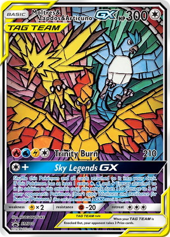 Moltres & Zapdos & Articuno GX (SM210) [Sun & Moon: Black Star Promos] - The Mythic Store | 24h Order Processing