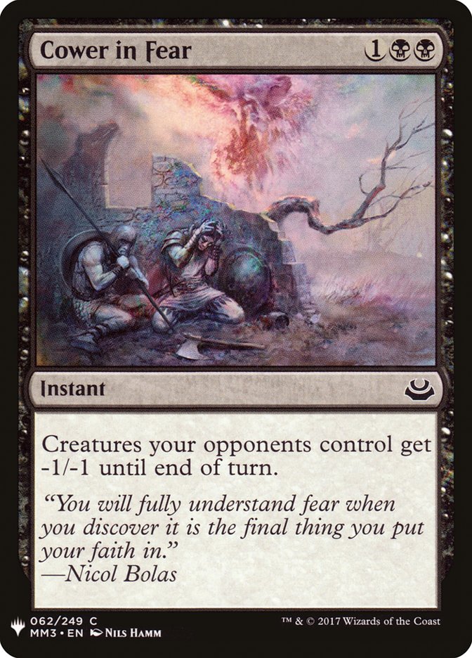 Cower in Fear [Mystery Booster] - The Mythic Store | 24h Order Processing