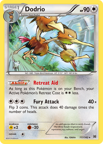 Dodrio (117/162) [XY: BREAKthrough] - The Mythic Store | 24h Order Processing