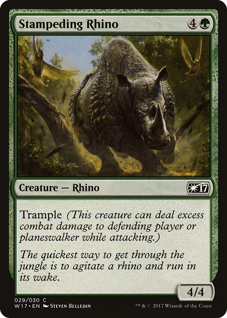 Stampeding Rhino [Welcome Deck 2017] - The Mythic Store | 24h Order Processing