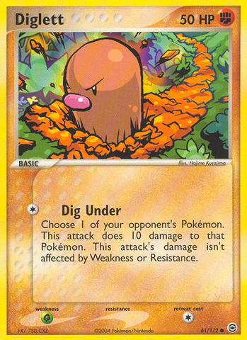 Diglett (61/112) [EX: FireRed & LeafGreen] - The Mythic Store | 24h Order Processing
